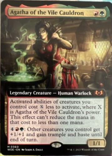 Agatha of the Vile Cauldron [Extended Art] #360 Prices | Magic Wilds of ...