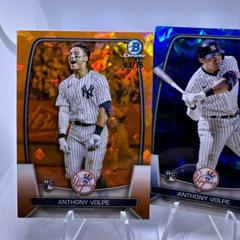 Anthony Volpe  [Orange Variation] #11 Baseball Cards 2023 Bowman Chrome Sapphire Prices