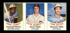 Stennett, Roberts, Bostock [Hand Cut Panel] Baseball Cards 1977 Hostess Prices