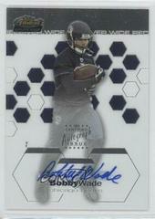 Bobby Wade [Autograph] #142 Football Cards 2003 Topps Finest Prices