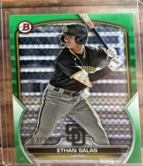 Ethan Salas [Green] Baseball Cards 2023 Bowman Draft Prices