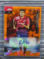 Ricardo Pepi [Autograph Orange] Soccer Cards 2021 Topps Chrome MLS Sapphire Prices