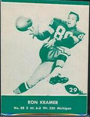 Ron Kramer #29 Football Cards 1961 Lake to Lake Packers Prices