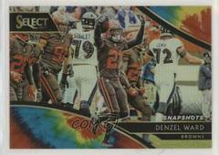 Denzel Ward [Tie-Dye Prizm] #SN-12 Football Cards 2018 Panini Select Snapshots Prices