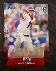 Jake Fromm [Red] #13 Football Cards 2020 Leaf Draft Prices
