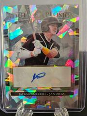 Jackson Merrill [Cracked Ice] Baseball Cards 2022 Panini Select Youth Explosion Signatures Prices