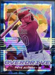 Pete Alonso [Blue Ice] #22 Baseball Cards 2021 Panini Chronicles Overdrive Prices