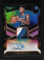 Josh Okogie [Tie Dye Prizm] Basketball Cards 2018 Panini Select Rookie Signatures Prices