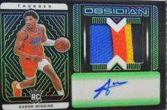 Aaron Wiggins [Jersey Autograph Green] #217 Basketball Cards 2021 Panini Obsidian Prices