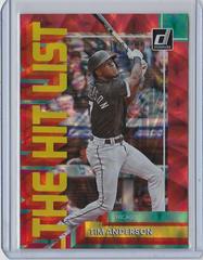 Tim Anderson [Red] #THL-3 Baseball Cards 2022 Panini Donruss The Hit List Prices