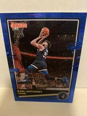 Karl-Anthony Towns [Choice Blue] Basketball Cards 2020 Donruss Prices