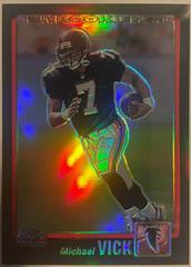 Michael Vick [Black Refractor] #262 Football Cards 2001 Topps Chrome Prices