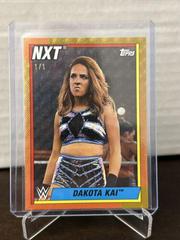 Dakota Kai [Blue] Wrestling Cards 2021 Topps Heritage WWE Prices