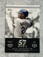 Ken Griffey Jr. [57 Hits] Baseball Cards 2007 Topps Moments & Milestones Prices