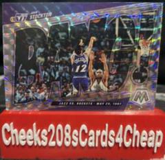 John Stockton [Mosaic] Basketball Cards 2021 Panini Mosaic Bang Prices