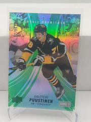 Valtteri Puustinen [Green ] #116 Hockey Cards 2022 Upper Deck Trilogy Prices
