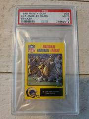 Los Angeles Rams [Sticker] #36 Football Cards 1988 Monty Gum Prices