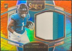 Travis Etienne Jr. [Tie Dye] #RSW-TET Football Cards 2021 Panini Select Rookie Swatches Prices