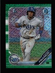 Wander Franco [Green Refractor] Baseball Cards 2019 Bowman Chrome Prospects Prices
