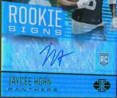 Jaycee Horn [Green] #RS-JH Football Cards 2021 Panini Illusions Rookie Signs Autographs Prices