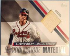 Austin Riley #MLM-ARI Baseball Cards 2024 Topps Major League Material Prices