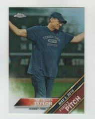 James Taylor [Orange Refractor] Baseball Cards 2016 Topps Chrome First Pitch Prices