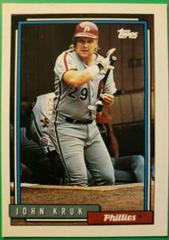 John Kruk #30 Baseball Cards 1992 Topps Prices