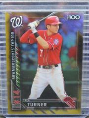 Trea Turner [Gold] #BTP-14 Baseball Cards 2016 Bowman Scouts' Top 100 Prices