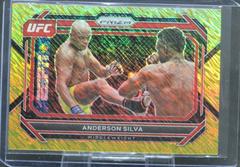 Anderson Silva [Gold Shimmer] #76 Ufc Cards 2023 Panini Prizm UFC Prices
