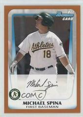 Michael Spina Baseball Cards 2011 Bowman Prospects Prices