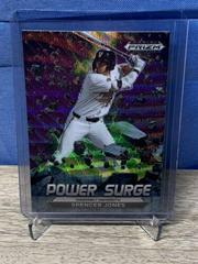 Spencer Jones [Purple Wave] #PS-SJ Baseball Cards 2022 Panini Prizm Draft Picks Power Surge Prices