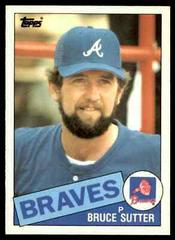 Bruce Sutter #115T Baseball Cards 1985 Topps Traded Tiffany Prices