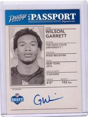 Garrett Wilson #NPS-GW Football Cards 2022 Panini Prestige NFL Passport Signatures Prices