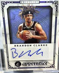 Brandon Clarke [Purple] #APR-BCL Basketball Cards 2020 Panini Chronicles Apprentice Signatures Prices