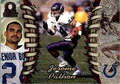 Jerome Pathon Football Cards 1998 Pacific Omega Prices