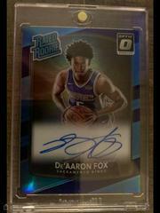DE'Aaron Fox [Autograph Purple] Basketball Cards 2017 Panini Donruss Optic Prices