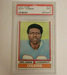 Benny Johnson #174 Football Cards 1974 Topps Prices