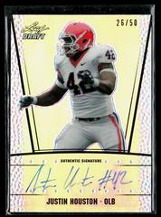 Justin Houston [Prismatic Silver] #RCJH2 Football Cards 2011 Leaf Metal Draft Autograph Prices