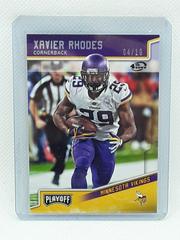 Xavier Rhodes [4th Down] Football Cards 2018 Panini Playoff Prices