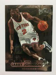 Larry Johnson #98 Basketball Cards 1997 Metal Universe Championship Prices
