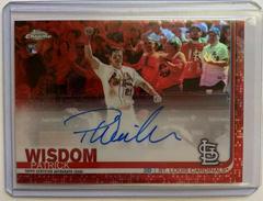 Patrick Wisdom [Red Refractor] #RA-PW Baseball Cards 2019 Topps Chrome Rookie Autographs Prices