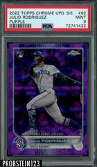 Julio Rodriguez [Purple] #US62 Baseball Cards 2022 Topps Chrome Update Sapphire Prices