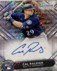Cal Raleigh [Speckle] Baseball Cards 2022 Bowman Sterling Rookie Autographs Prices