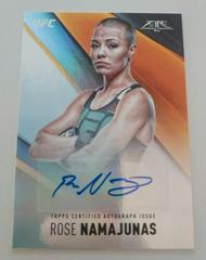 Rose Namajunas Ufc Cards 2017 Topps UFC Fire Autographs Prices