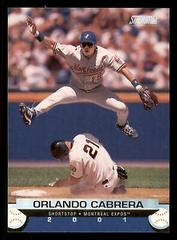 Orlando Cabrera #36 Baseball Cards 2001 Stadium Club Prices