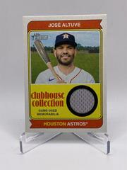 Jose Altuve #CCR-JA Baseball Cards 2023 Topps Heritage Clubhouse Collection Relics Prices