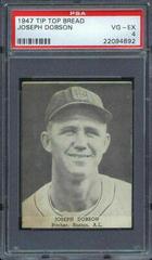 Joseph Dobson Baseball Cards 1947 Tip Top Bread Prices