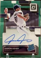 Aaron Ashby [Green Mojo] #RRS-AA Baseball Cards 2022 Panini Donruss Optic Rated Rookie Signatures Prices