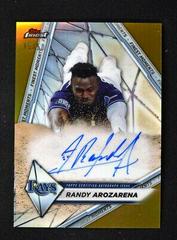 Randy Arozarena [Gold] #FMA-RA Baseball Cards 2022 Topps Finest Moments Autographs Prices