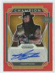 Undertaker [Red Prizm] Wrestling Cards 2022 Panini Prizm WWE Champion Signatures Prices